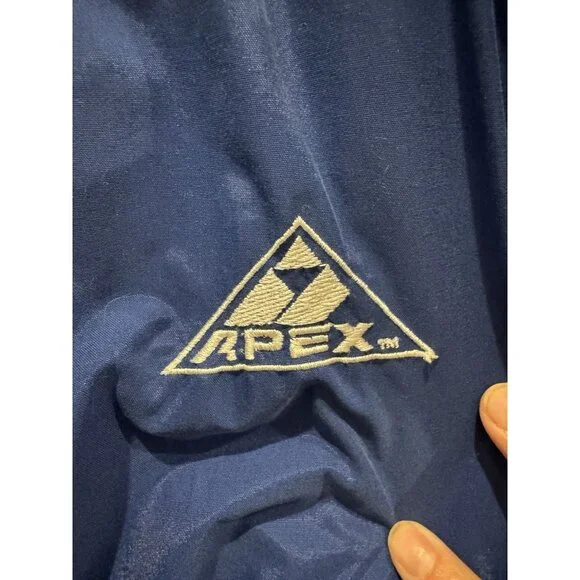 Dallas Cowboys 90s APEX puffer STARS jacket JERRY M blue white NFL Pro Line vtg - Picture 4 of 16